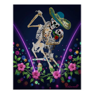 Tango Forever: Dia De Los Muertos Perfect Poster