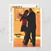 Tango Gig Briefkaart (Voorkant / Achterkant)