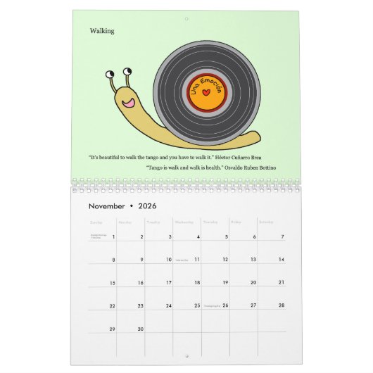 Tango is a Feeling  Kalender (Nov 2026)