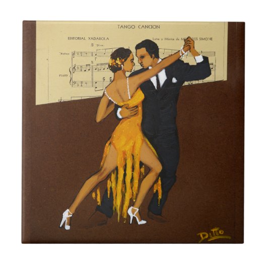 TANGO-keramisch tegels Tegeltje (Voorkant)