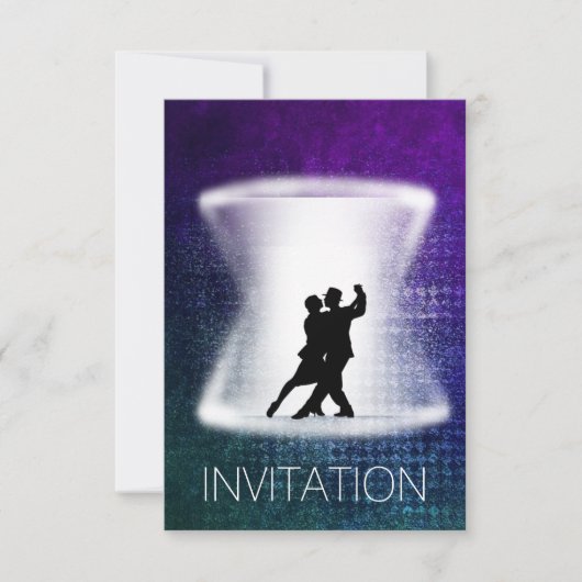 Tango Latin Dance Moderne Vip Invitation (Devant)