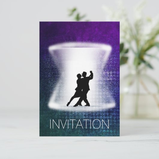 Tango Latin Dance Moderne Vip Invitation (Debout devant)