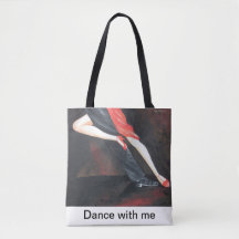 Tango Legs canvas tas voor elke keer!