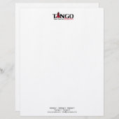 Tango Lesson - Letterhead Persoonlijk Briefhoofd (Voorkant / Achterkant)