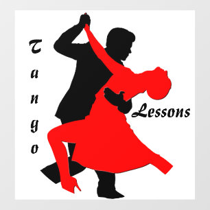 "Tango Lessons" Raamsticker