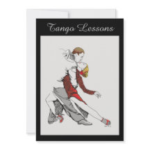 Tango Lessons Uitnodiging