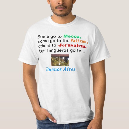 Tango mecca t-shirt (Voorkant)
