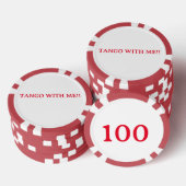 TANGO MET MIJ!! JOKE POKER CHIPS (Opstapeling)