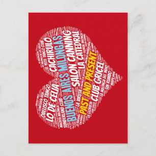 Tango Milongas uit het verleden van Buenos Aires e Briefkaart