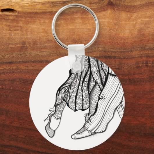 Tango Milongueros Sleutelhanger (Voorkant)