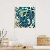 Tango onder de Chuppah Poster (Keuken)