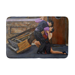 Tango op straat door Steve Berger Bath Mat