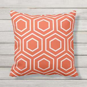 Tango Oranje geometrische patronen Kussens buitens