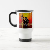 Tango over damesvogel reisbeker (Links)