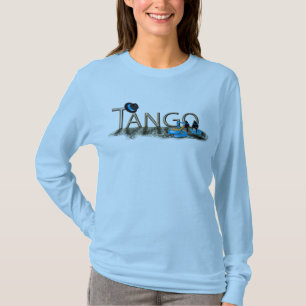Tango-schoenen en pet met vloer t-shirt