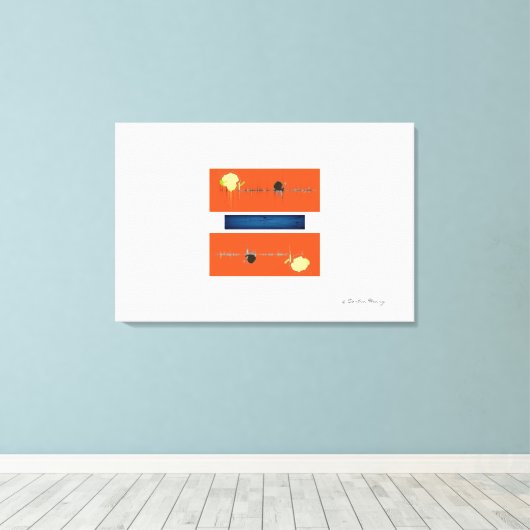 Tango Tango Canvas Afdruk (Insitu (Houten vloer))