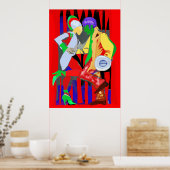 Tango tecno poster (Keuken)