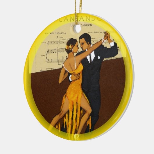 TANGO-versiering Keramisch Ornament (Links)