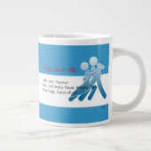 Tango, zoals in Life - A Tango Haiku (Cabeceo) Extra Grote Beker (Rechts)