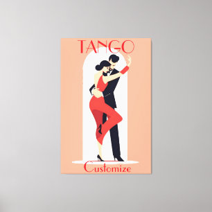 Tangodansers Thunder_Cove Canvas Afdruk