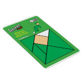 Tangram eigenzinnige elf magneet - Sprinter (Rechterzijde)