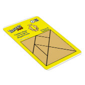 Tangram magneet puzzel - 5 gouden ringen (Rechterzijde)