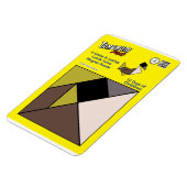 Tangram Magnet Puzzle - 6 oies A-Laying (Côté Gauche)