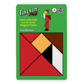 Tangram Magnets de Noël - Père Noël & Sack of Toys (Vertical)