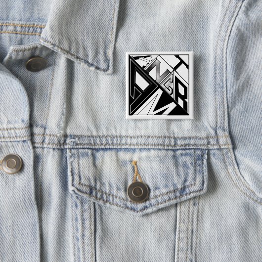 Tangramontwerp-RokCloneDesigned Originele Button (In situ)