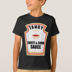 Tangy zoete en zure saus food lover bijpassende ko t-shirt