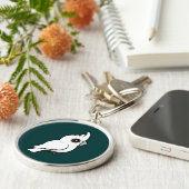 Tanimbar Corella Sleutelhanger (Zijkant)