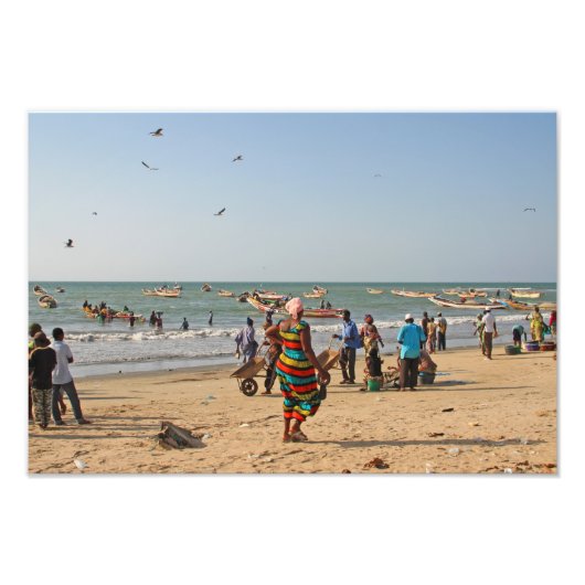 Tanji, Gambia Foto Afdruk (Voorkant)