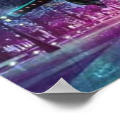 Tanjiro Kamado Demon schildert de maan Poster (Hoek)