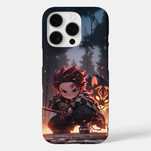 Tanjiro Kamado Demon Slayer Chibi Case-Mate iPhone Case (Achterkant)
