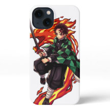 Tanjiro Kamado iPhone hoesje