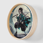 Tanjiro-wandklok (Hoek)