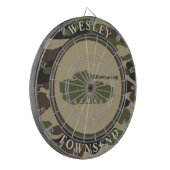 Tank en Camo Dartbord (Voorkant Links)