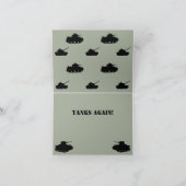 Tank Ewe Funny Merci Cartes (Intérieur)