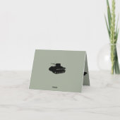 Tank Ewe Grappig Bedankt Kaarten (Achterkant)