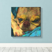 Tank Pop Art Canvas Afdruk (Insitu (Houten vloer))