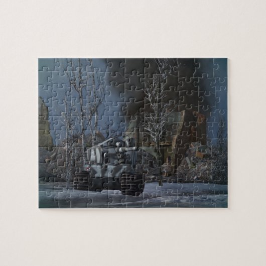 Tank Puzzle Legpuzzel (Horizontaal)