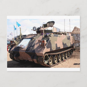 Tank Top: pantserwagen Briefkaart