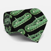 Tank Tracks Operating Engineer Crane Operator Stropdas (Opgerold)