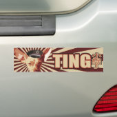 Tank van het nieuwe regime bumpersticker (Op auto)