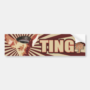 Tank van het nieuwe regime bumpersticker