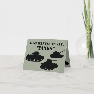 Tank You Cartes