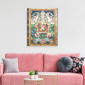 Tanka of Padmasambhava, c.749 AD Canvas Afdruk (Insitu (Woonkamer))