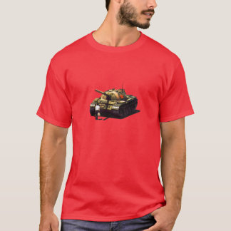 tanker tianmen vierkant - rood t-shirt