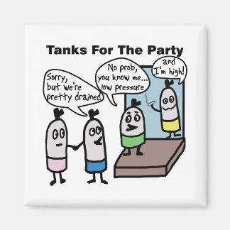 Tanks Party Magnet Magneet
