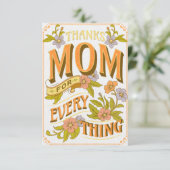 tanks voor alles bedankkaart (Staand voorkant)